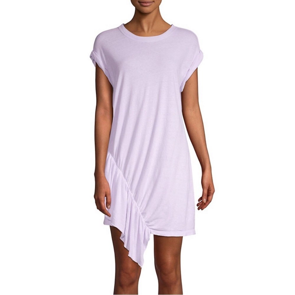 Current/Elliot Pacific Avenue Linen & Cotton Ruffle Dress